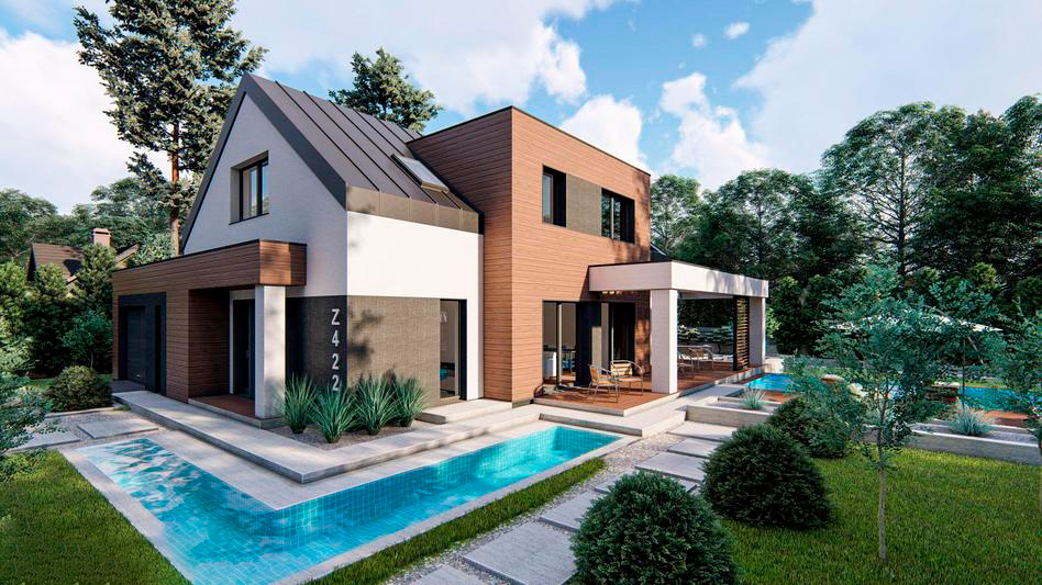Современный стиль, дом 150 м² от 6 750 000 руб.